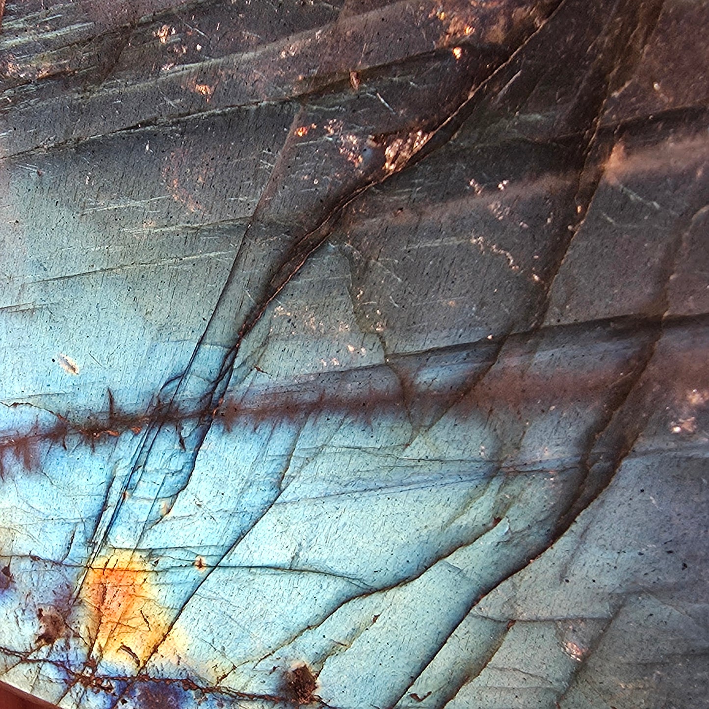 Labradorite Freeform | Electric Blue Flash