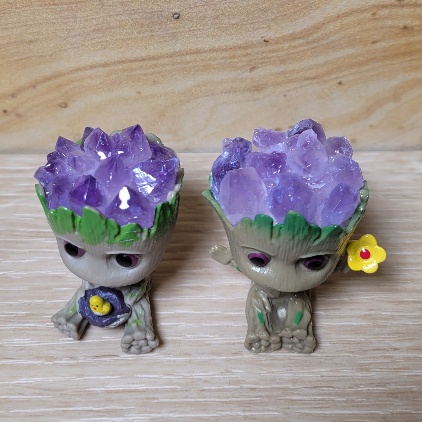 Amethyst "Groot" Figurine