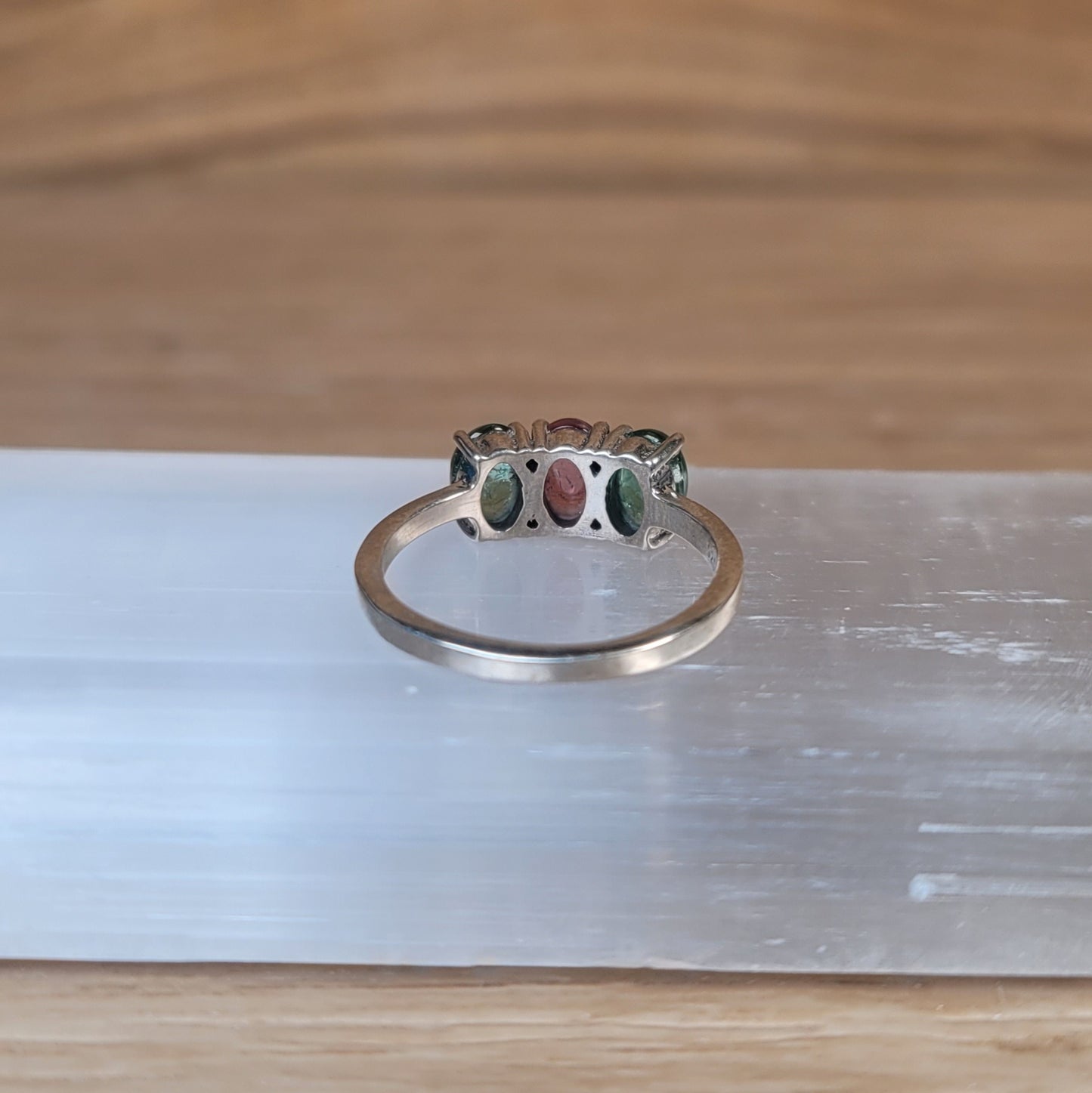 Tourmaline Sterling Silver Ring - Size 5