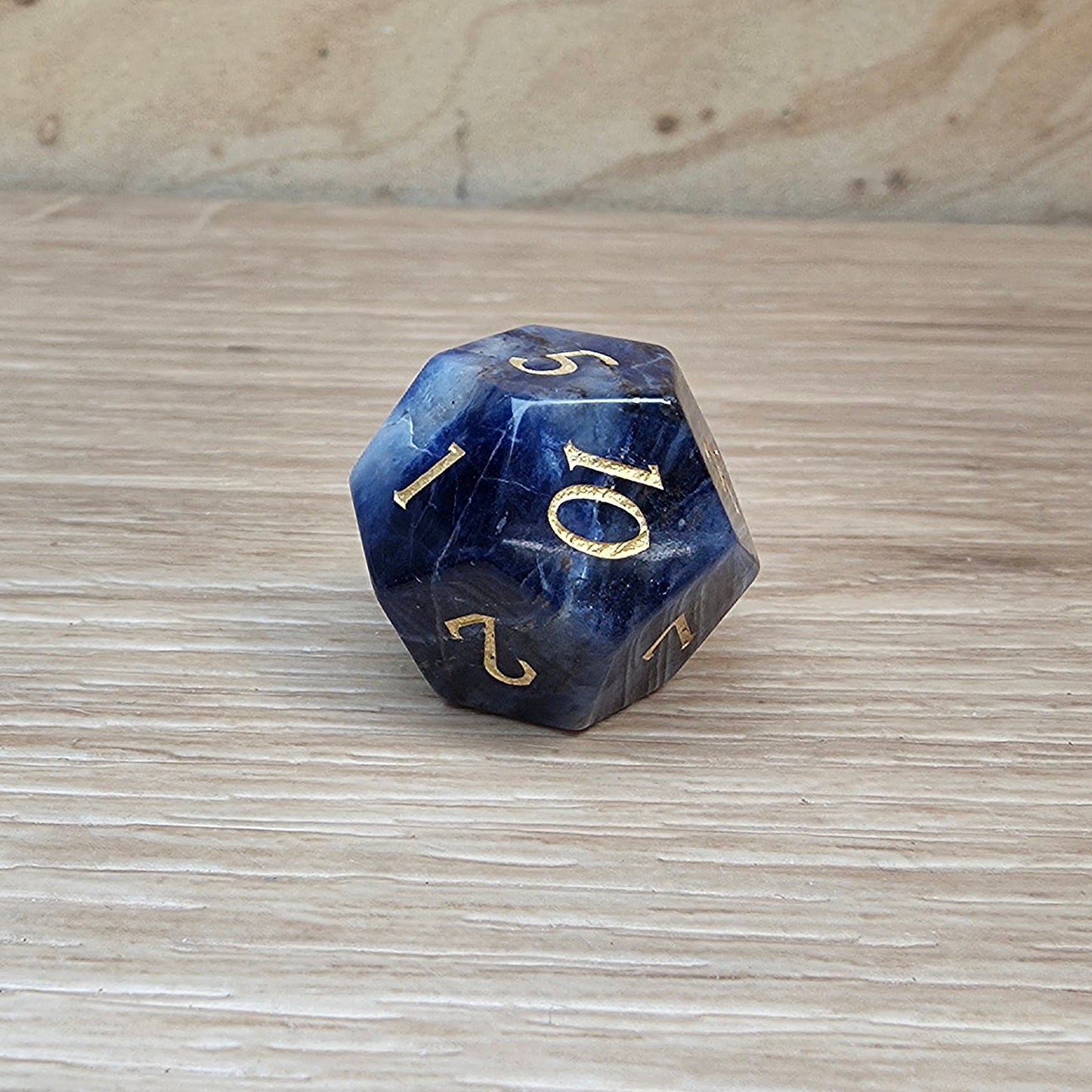 Sodalite Dungeons & Dragons Polyhedral Set