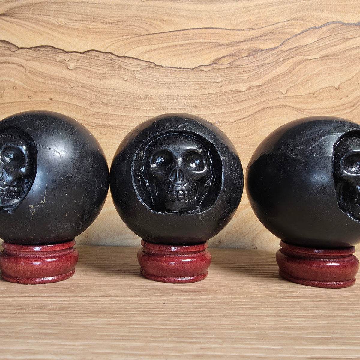Shungite Skull Sphere