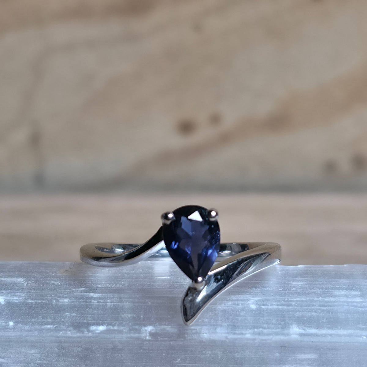 Iolite Sterling Silver Ring - Size 6