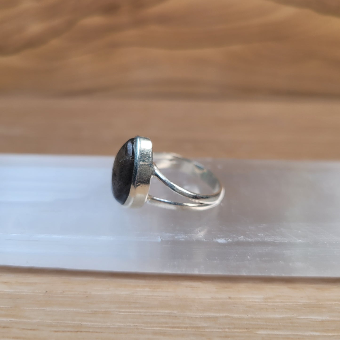 Labradorite Sterling Silver Ring - Size 6