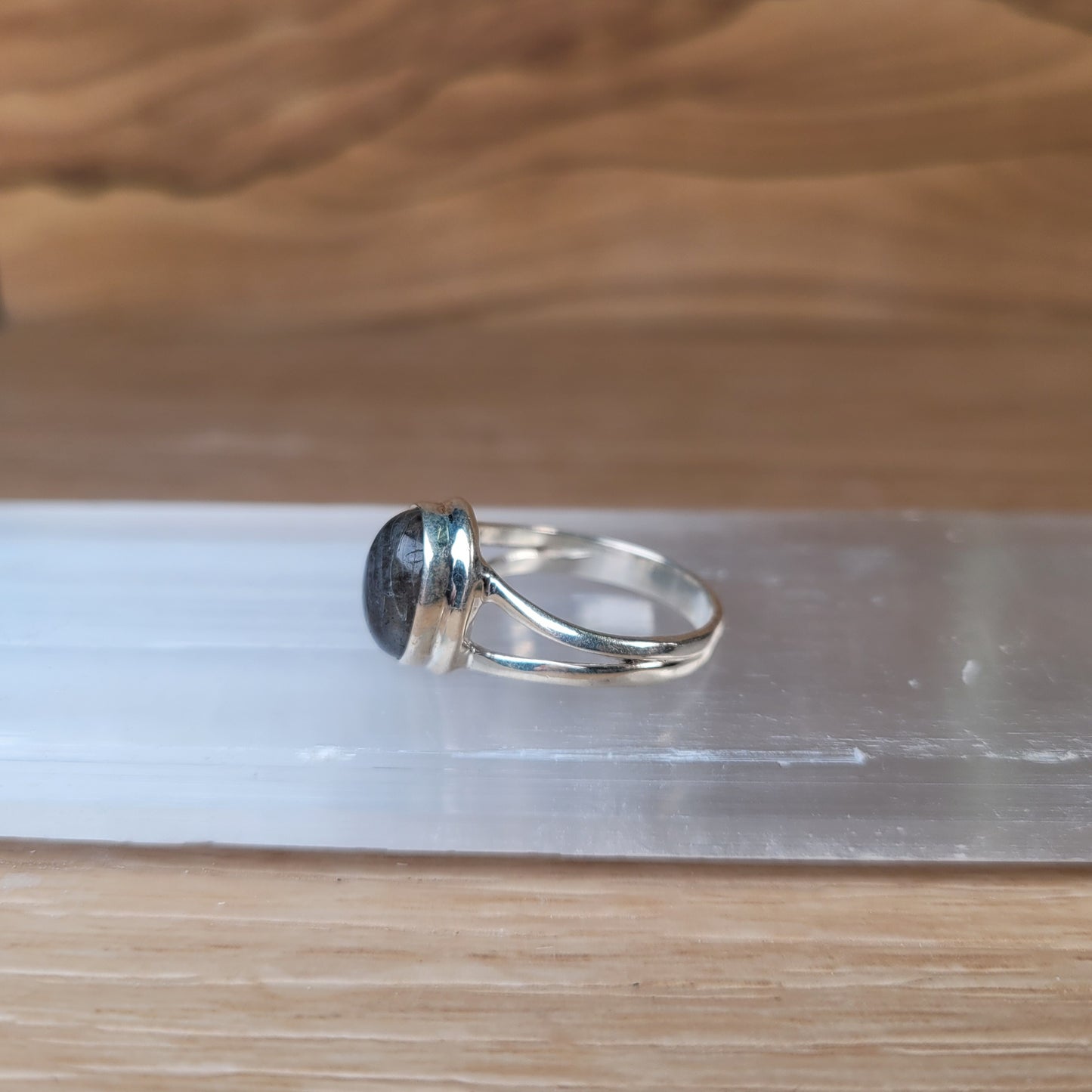 Labradorite Sterling Silver Ring - Size 6