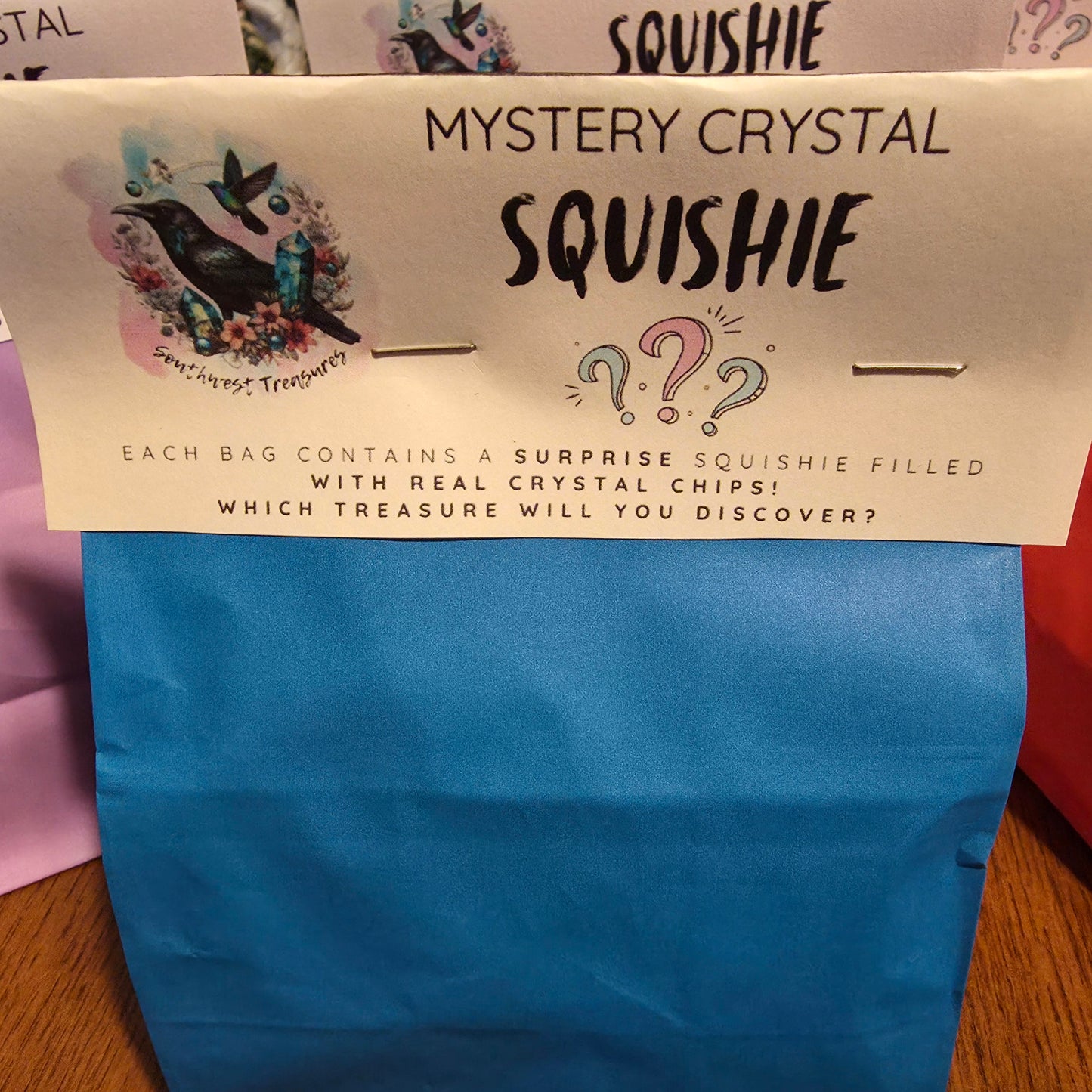 Mystery Crystal Squishies | Real Crystal Chips