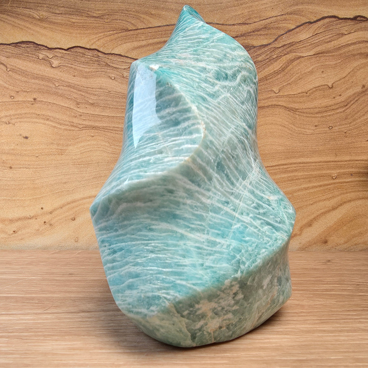 Amazonite Flame | Silver Flash