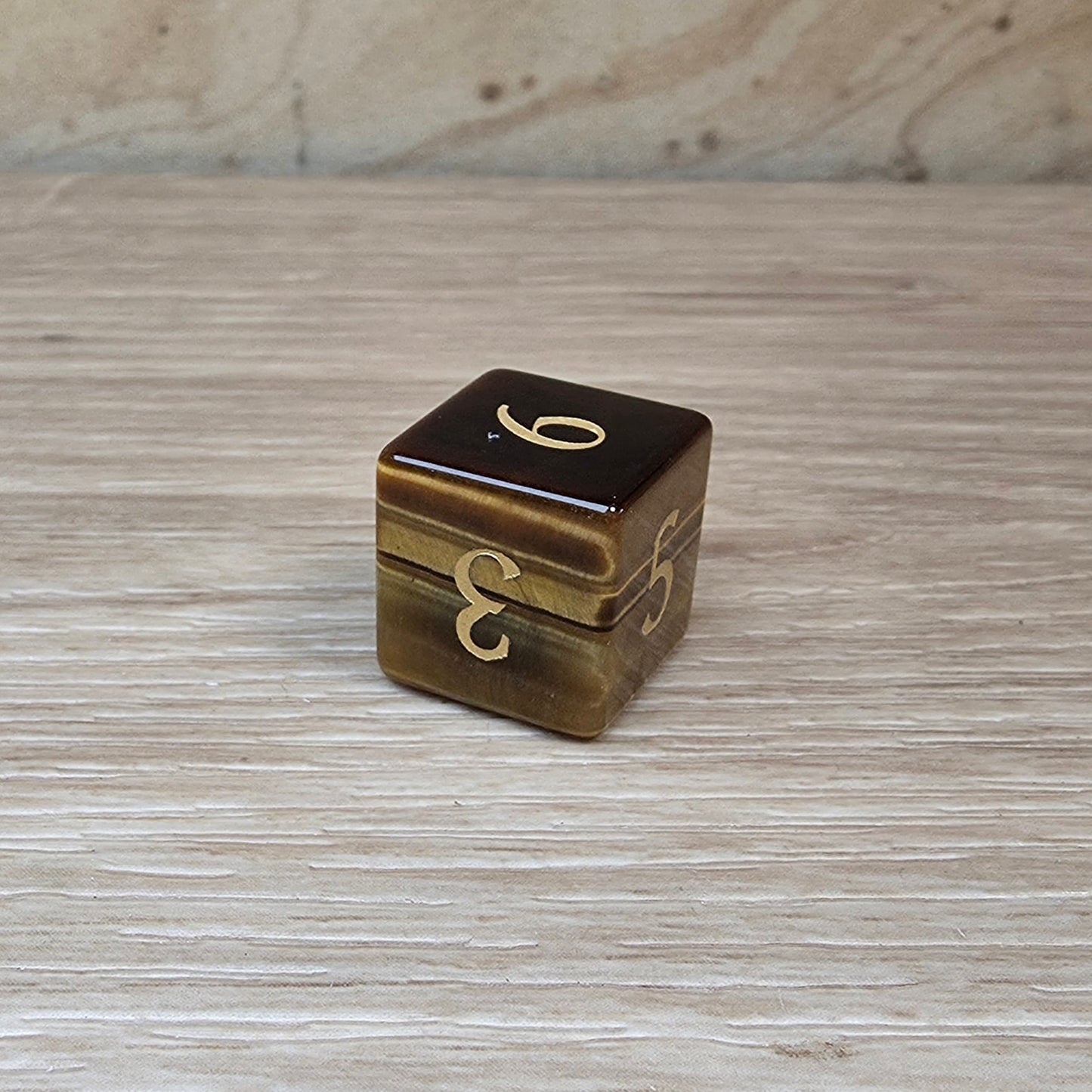 Tiger Eye Dungeons & Dragons Polyhedral Set