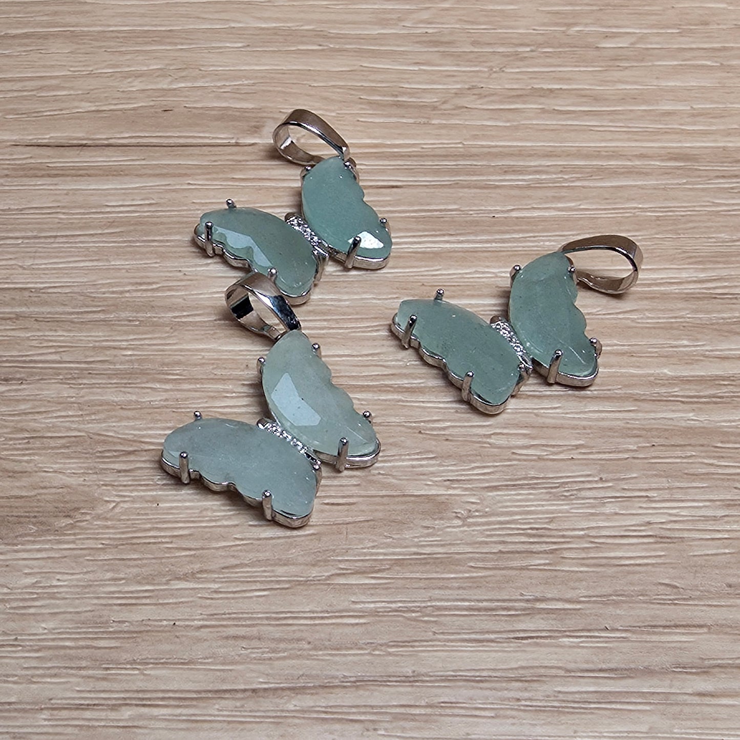 Butterfly Transformation Necklace | Natural Crystal Pendant