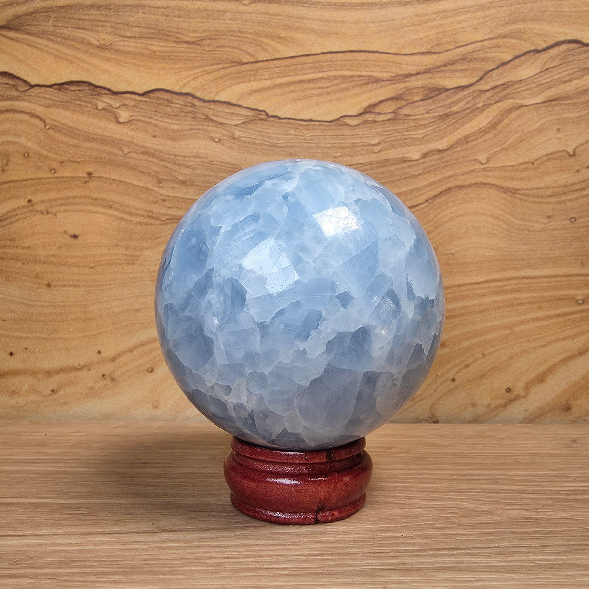 Blue Calcite Sphere