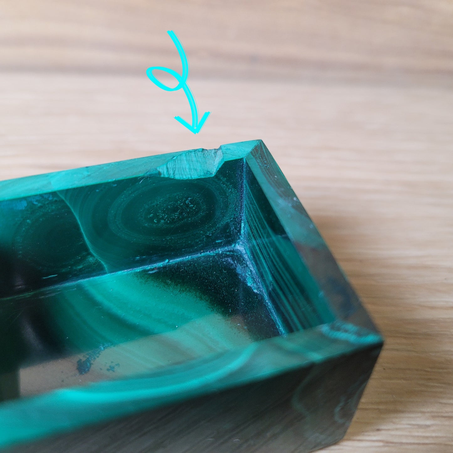 Malachite & Chrysocolla Box