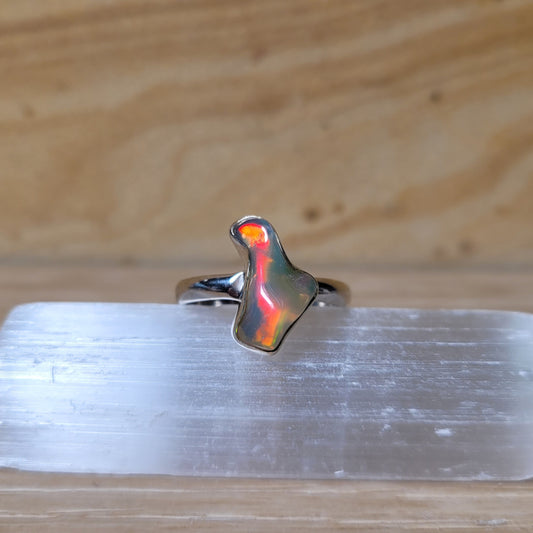 Ethiopian Opal - Size 8 Ring