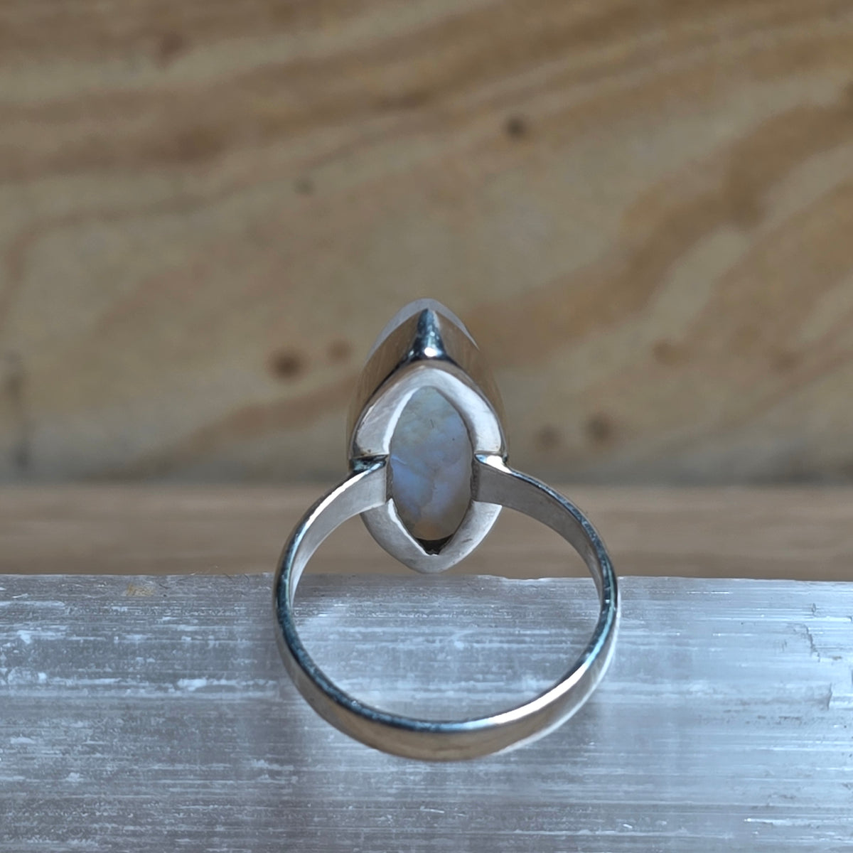 Moonstone Sterling Silver Ring - Size 6