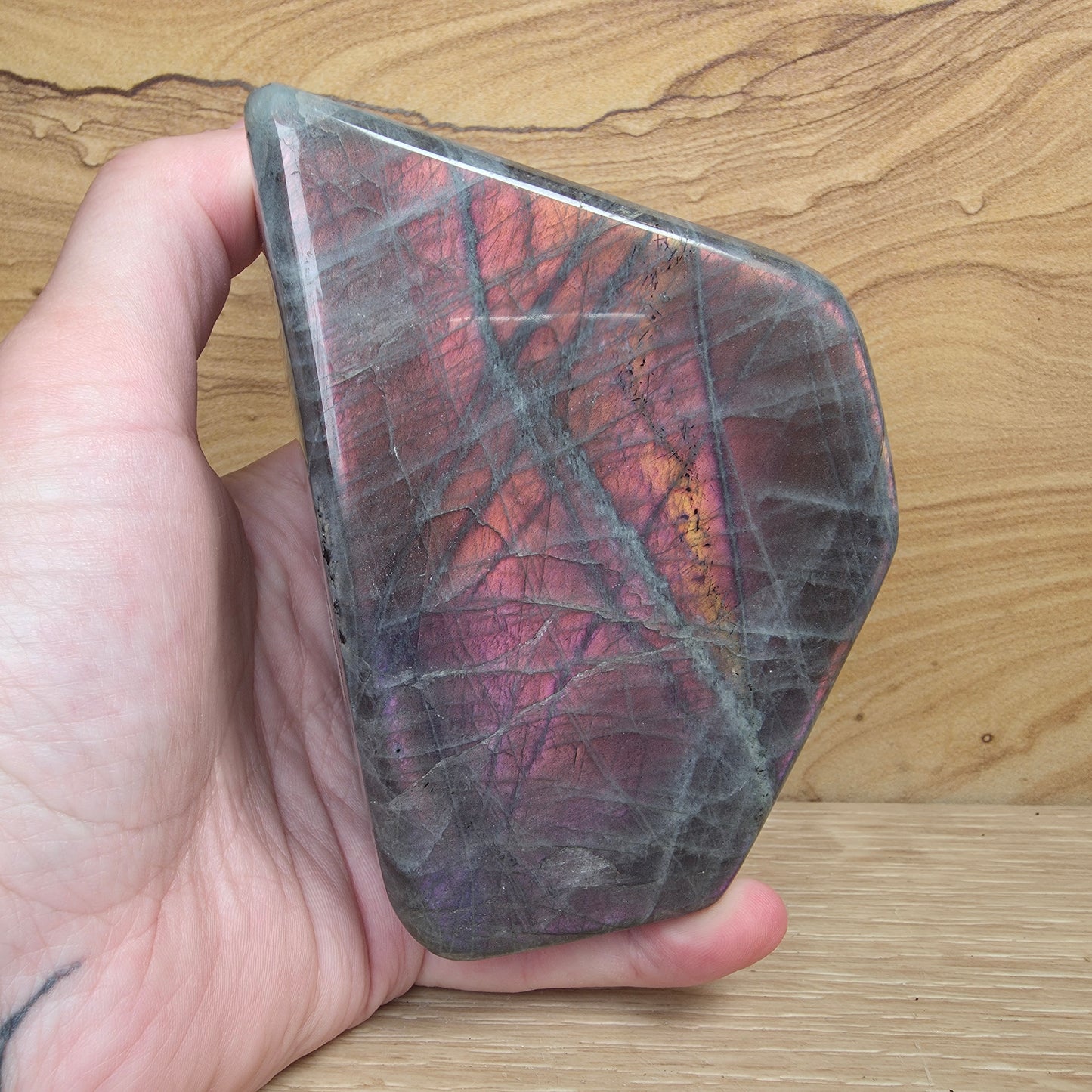 Labradorite Freeform | Purple Sunset Flash