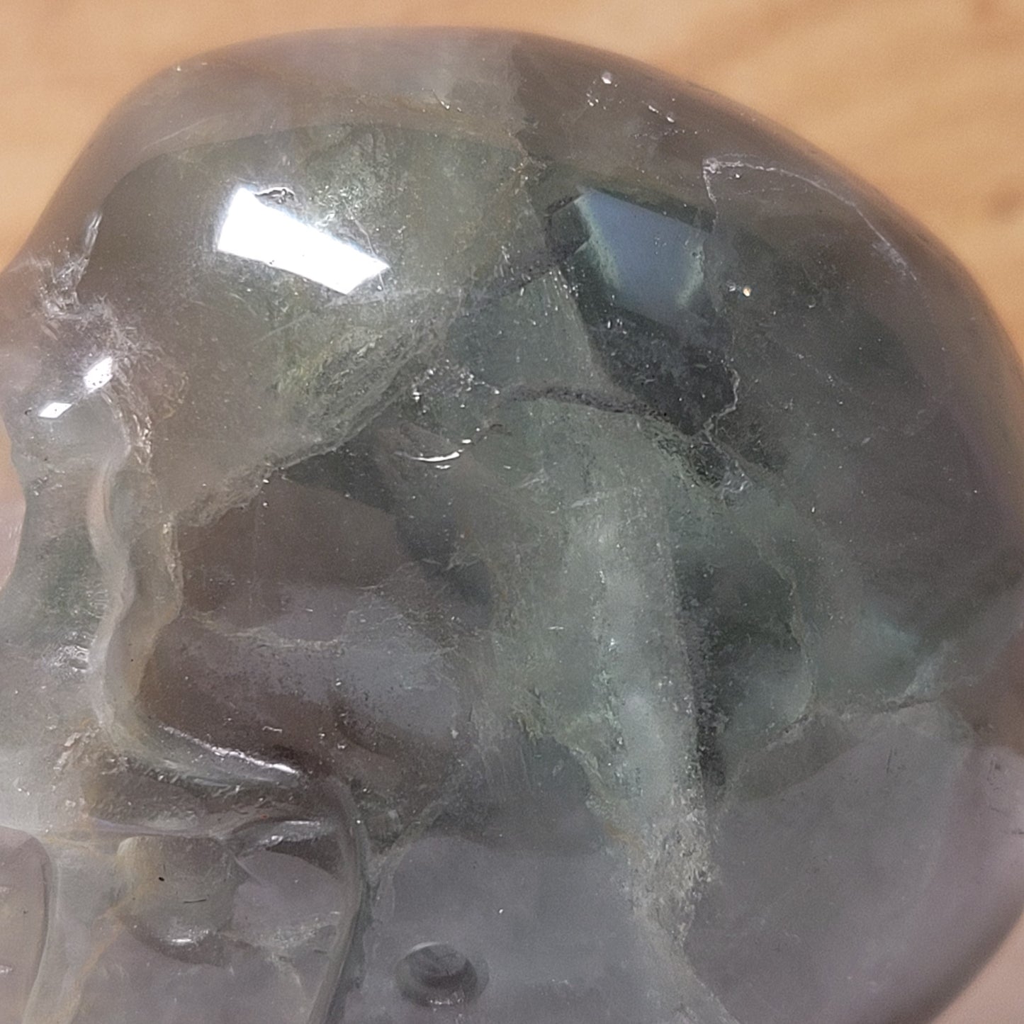 Fluorite 2" Skull