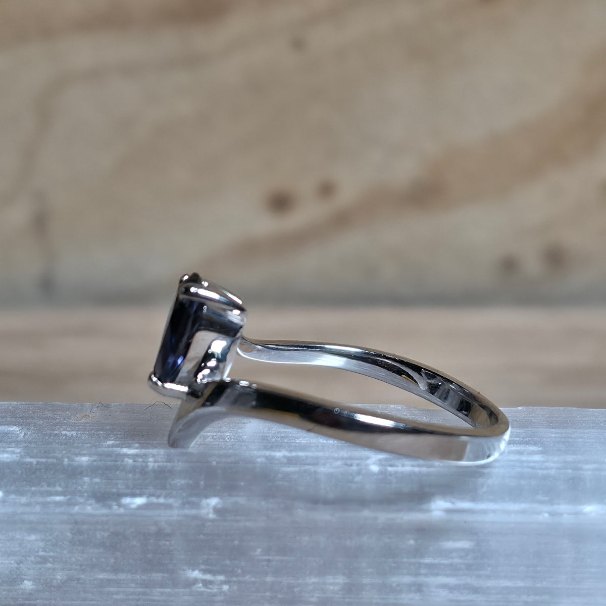 Iolite Sterling Silver Ring - Size 6