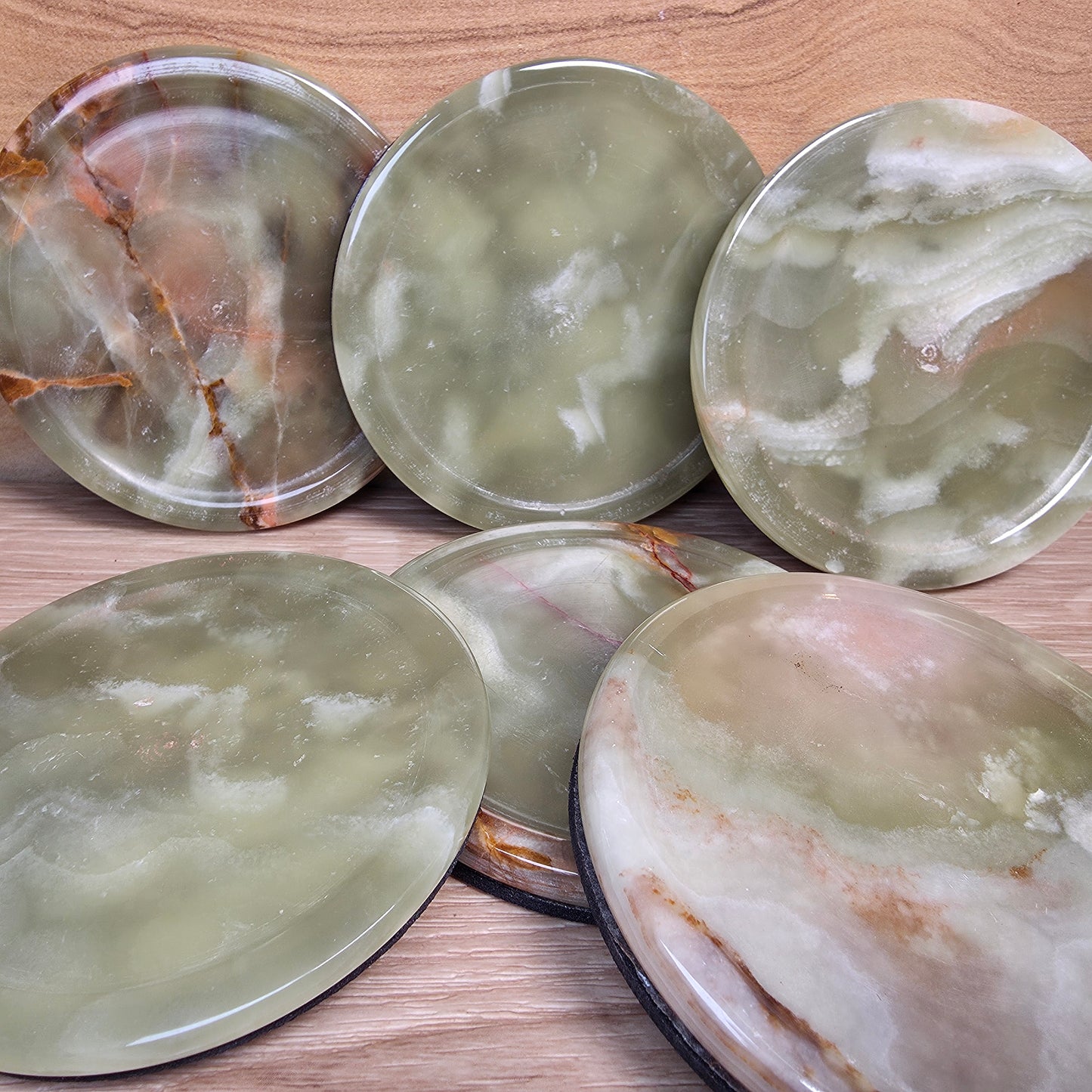 Coaster Sets | Banded Calcite
