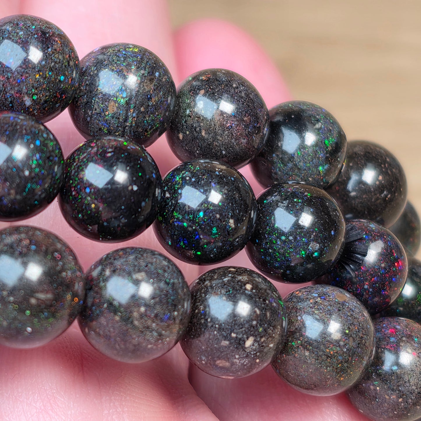 Andamooka Opal Bracelet - 8mm to 9mm