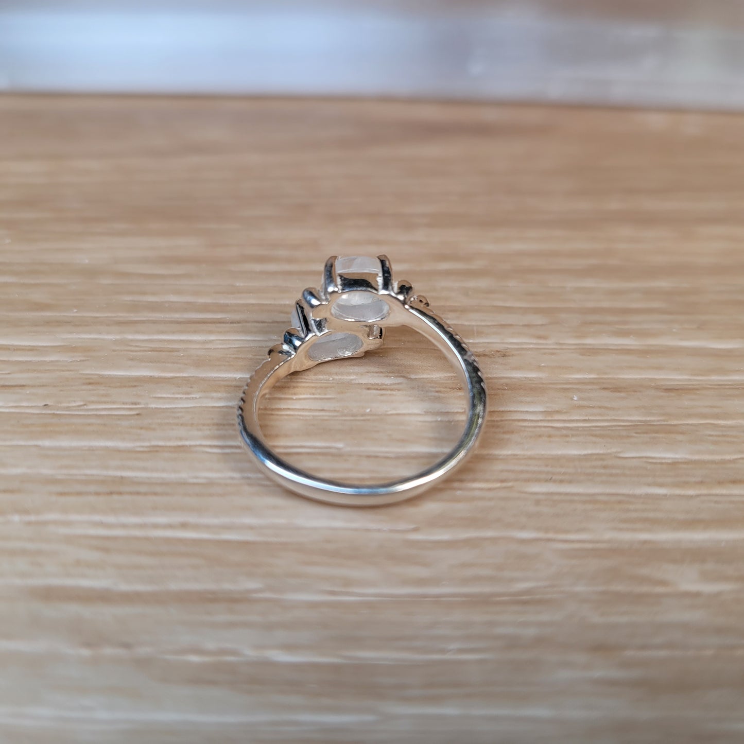 Moonstone Sterling Silver Ring - Size 5