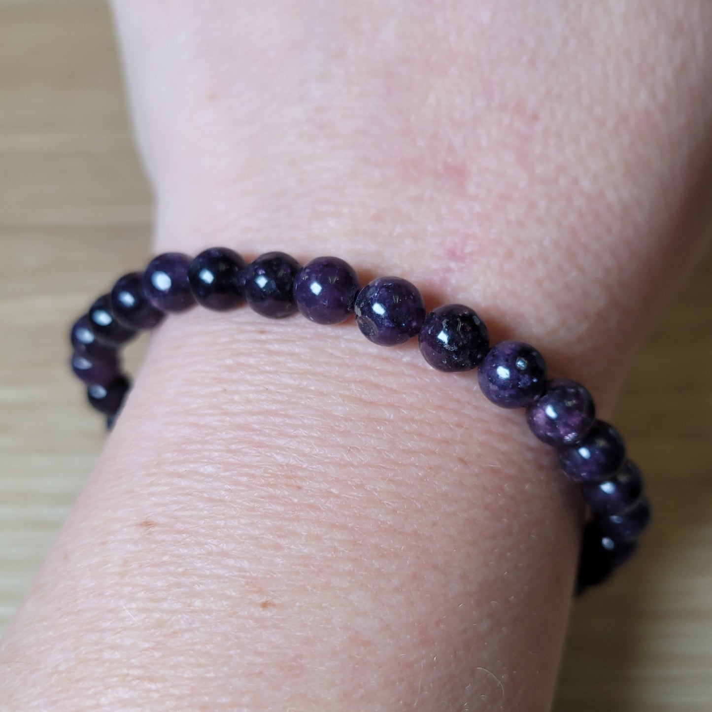 Lepidolite Bracelet - 6.5mm to 7mm