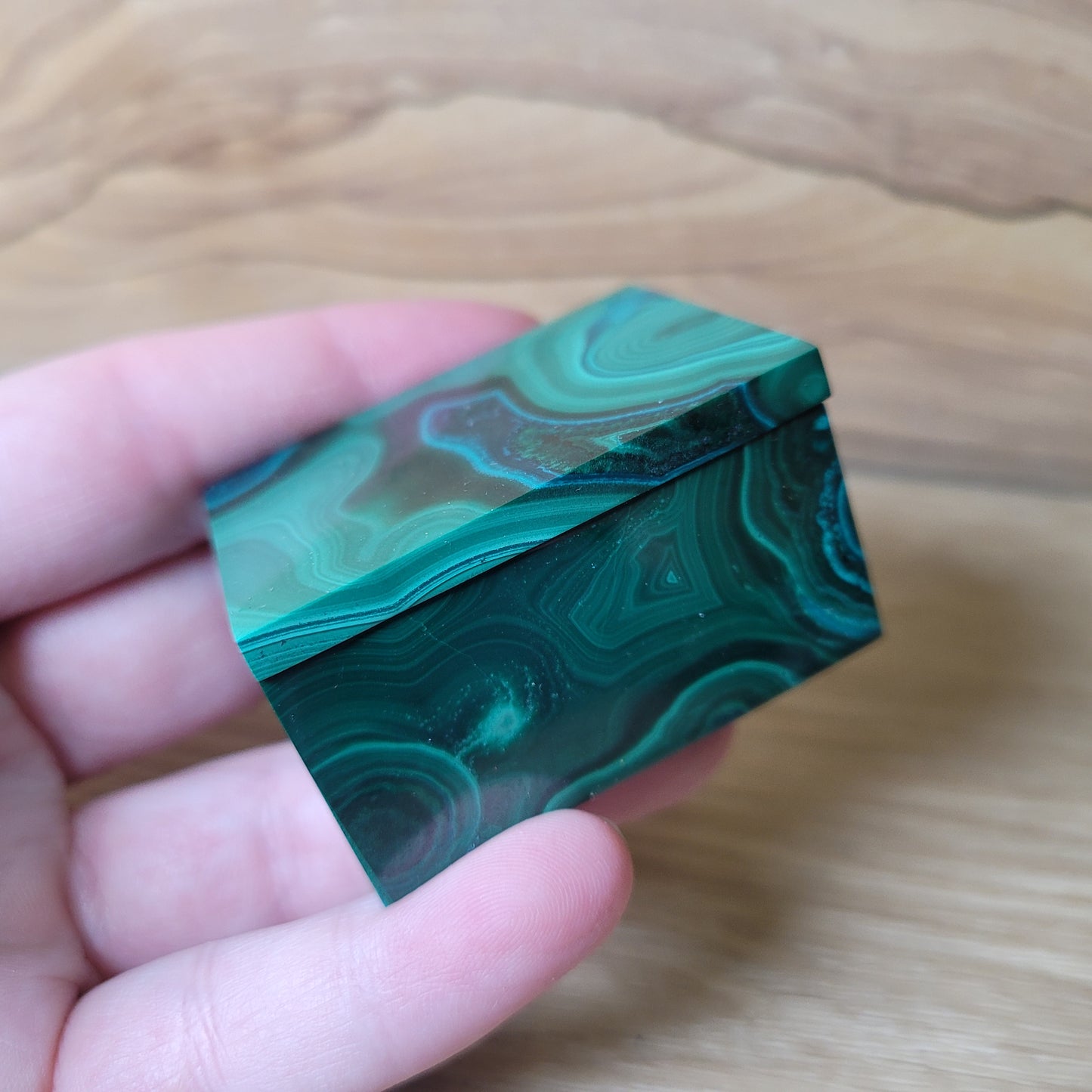 Malachite & Chrysocolla Box