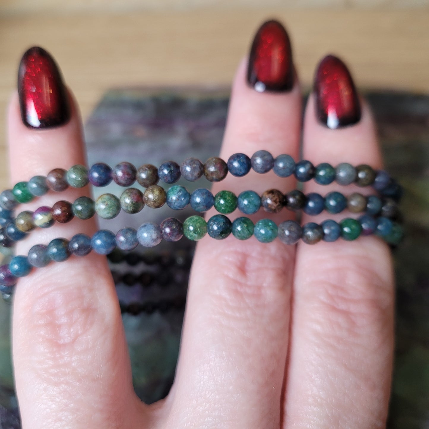 Ruby & Sapphire Bracelet - 4mm to 4.5mm