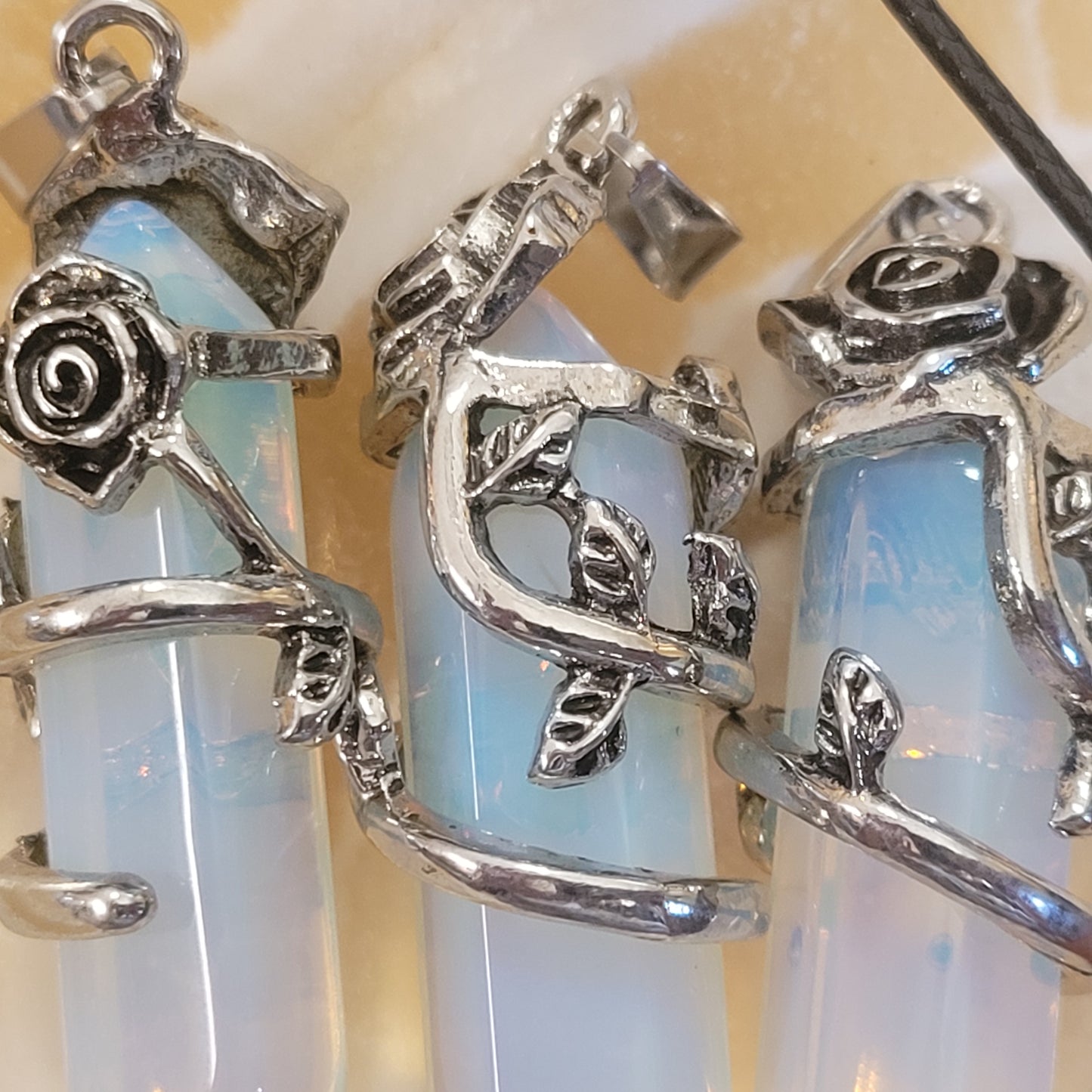 Opalite Rose Necklace