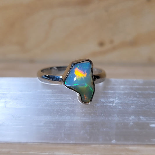 Ethiopian Opal - Size 8 Ring