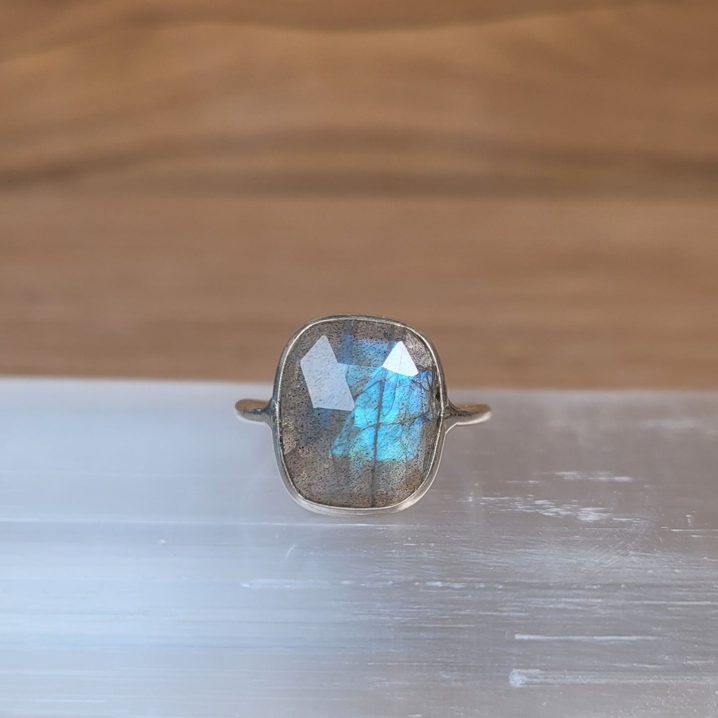 Labradorite Sterling Silver Ring - Size 5