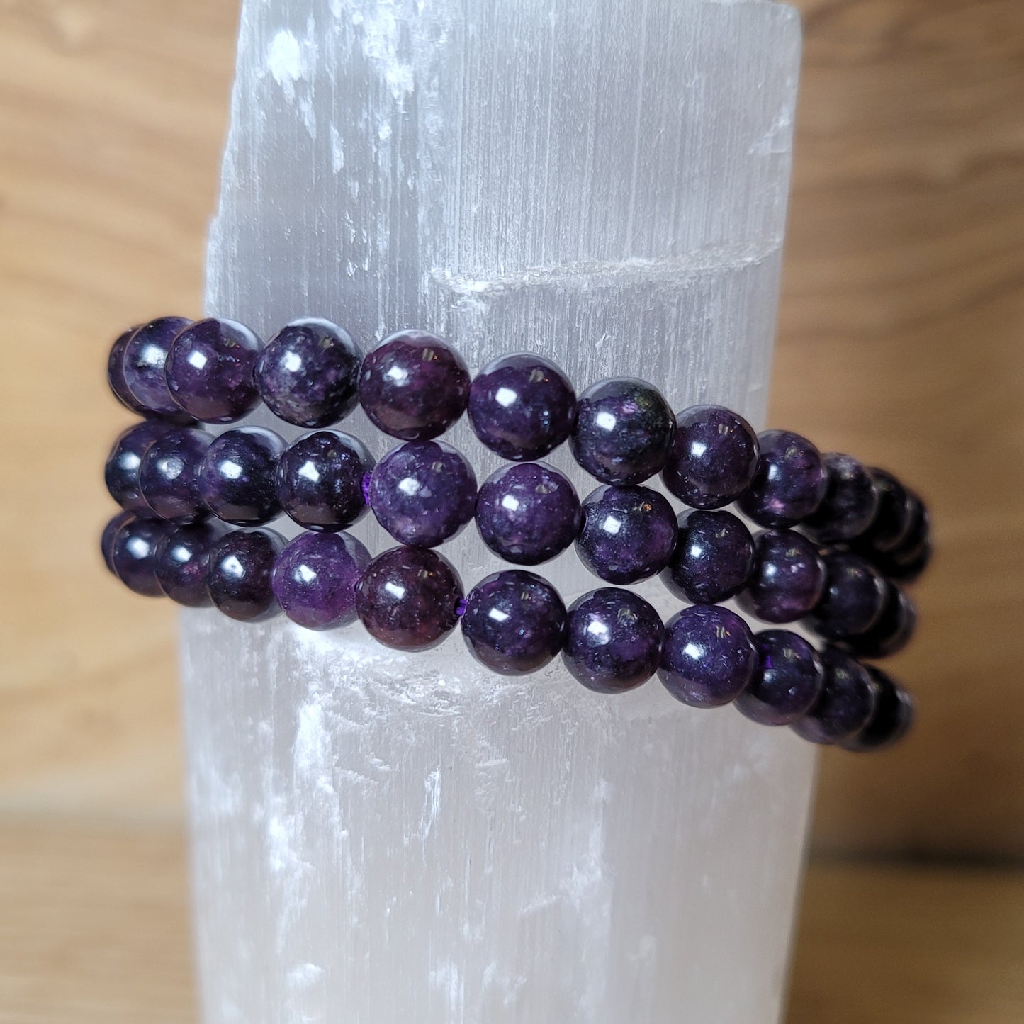 Lepidolite Bracelet - 6.5mm to 7mm