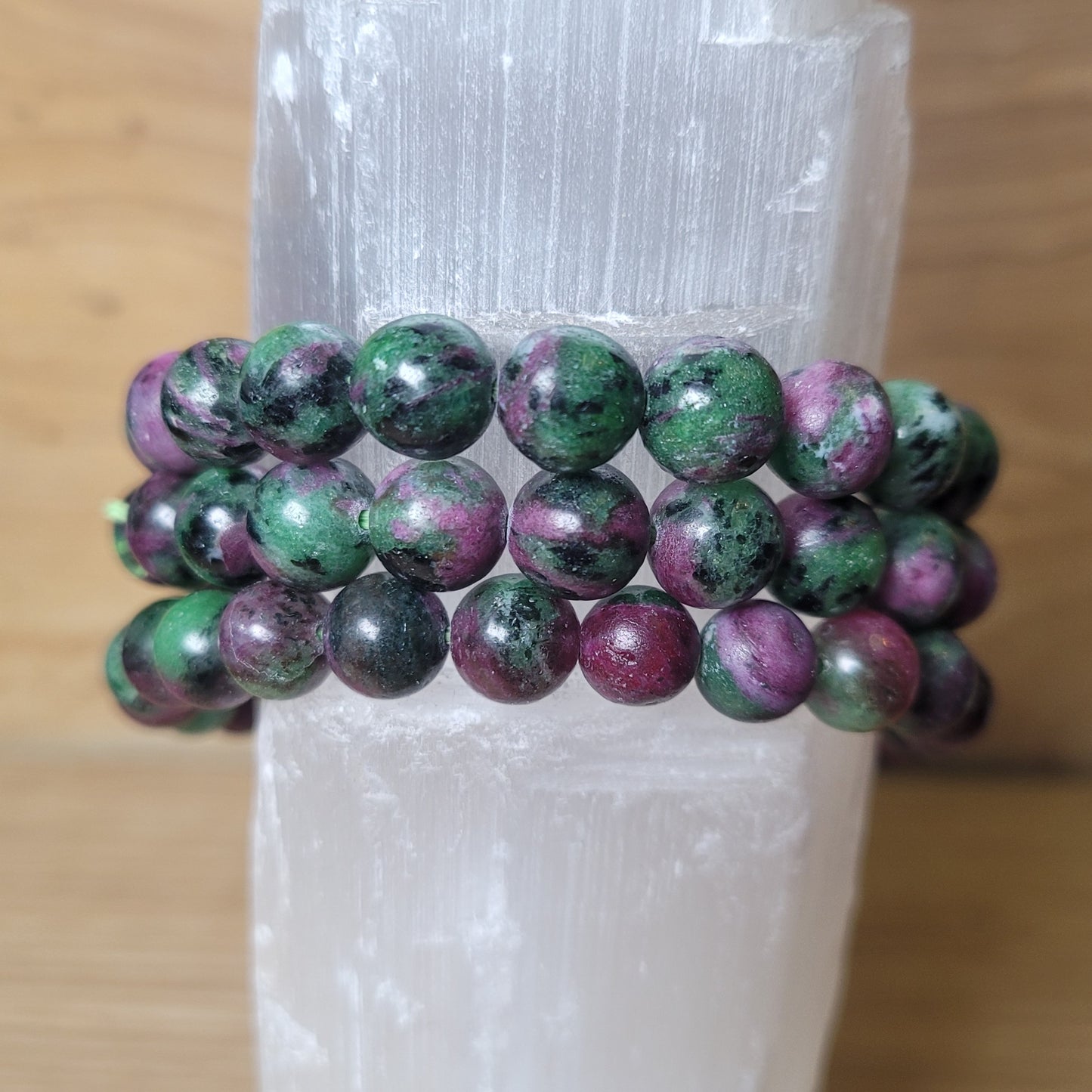 Ruby in Zoisite Bracelet - 8mm to 8.5mm