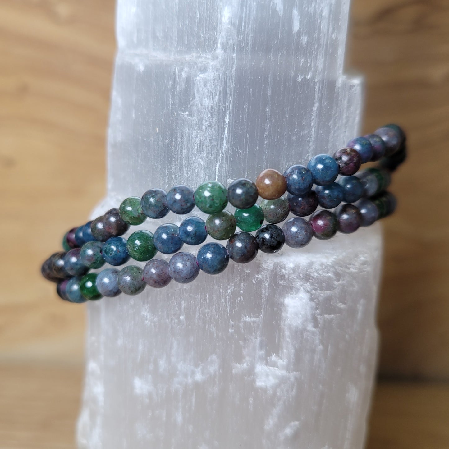 Ruby & Sapphire Bracelet - 4mm to 4.5mm