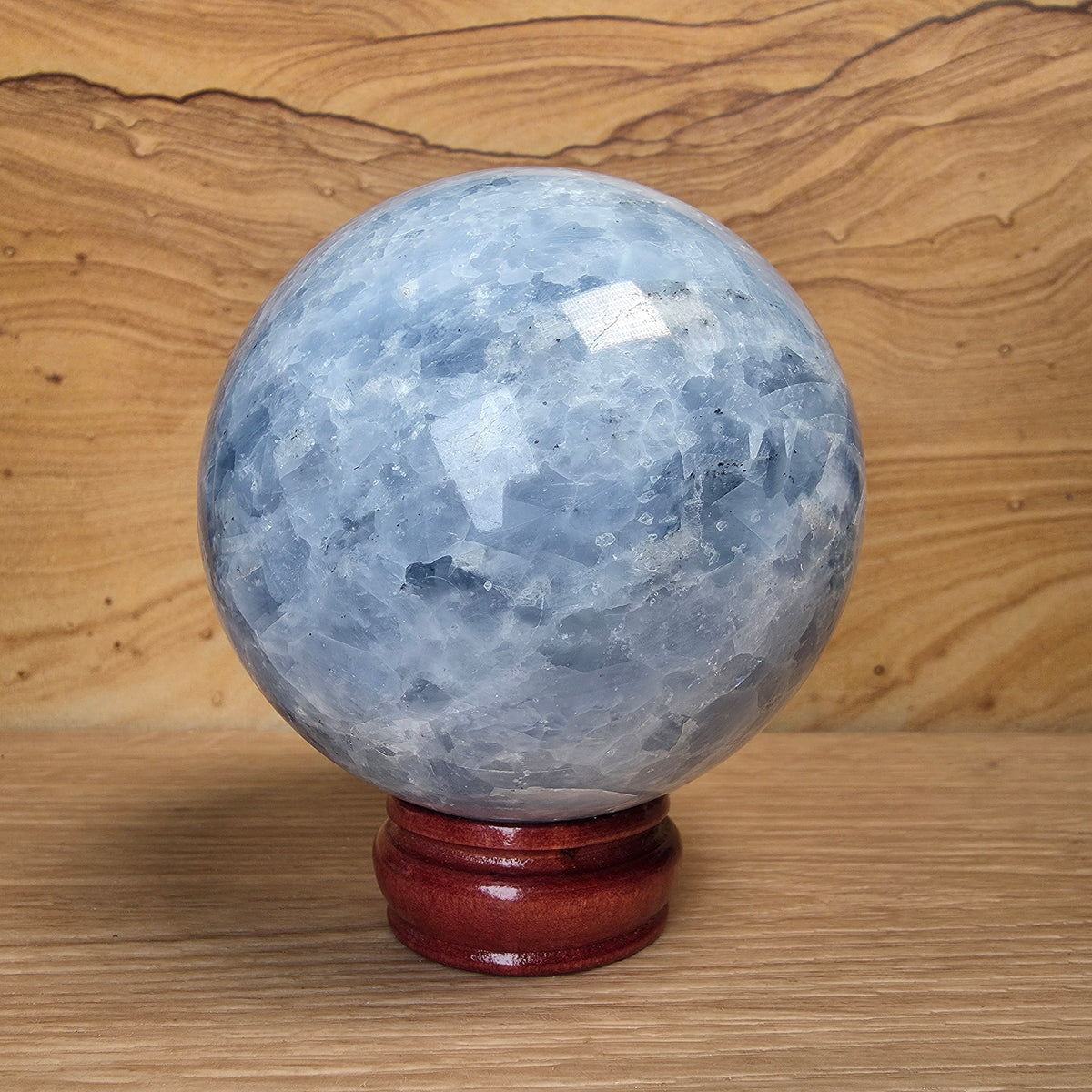 Blue Calcite Sphere
