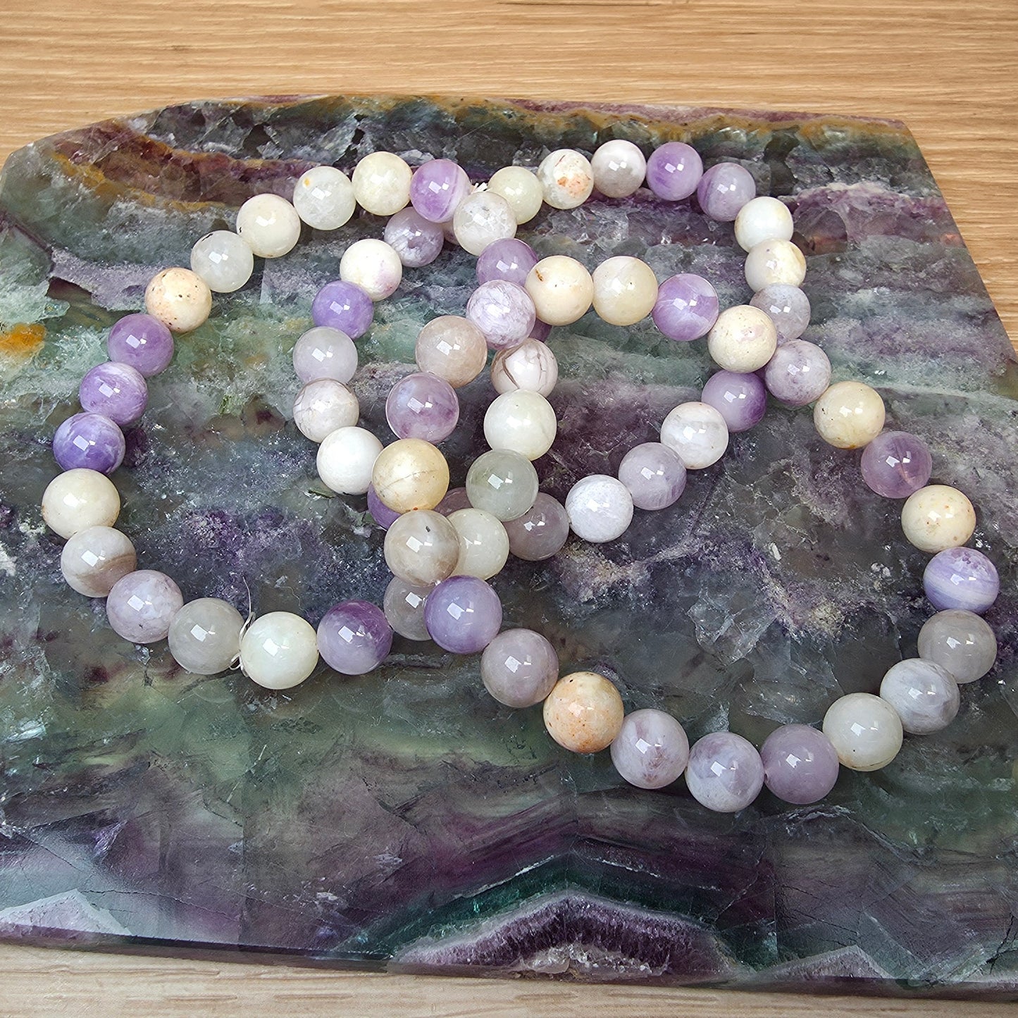 Mexican Purple Opal Bracelet - 8mm to 8.5mm