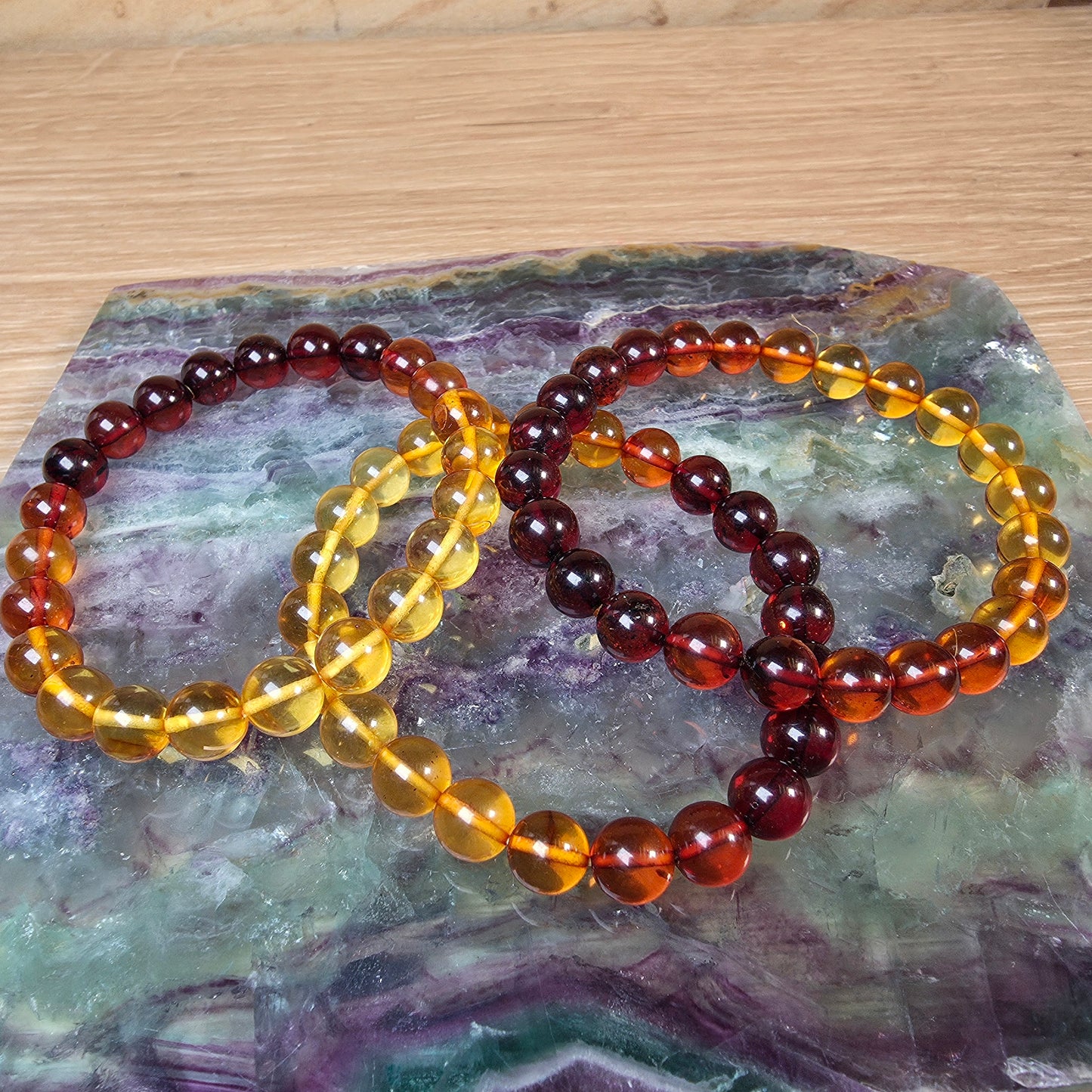 Baltic Amber Bracelet - 7.5mm to 8mm