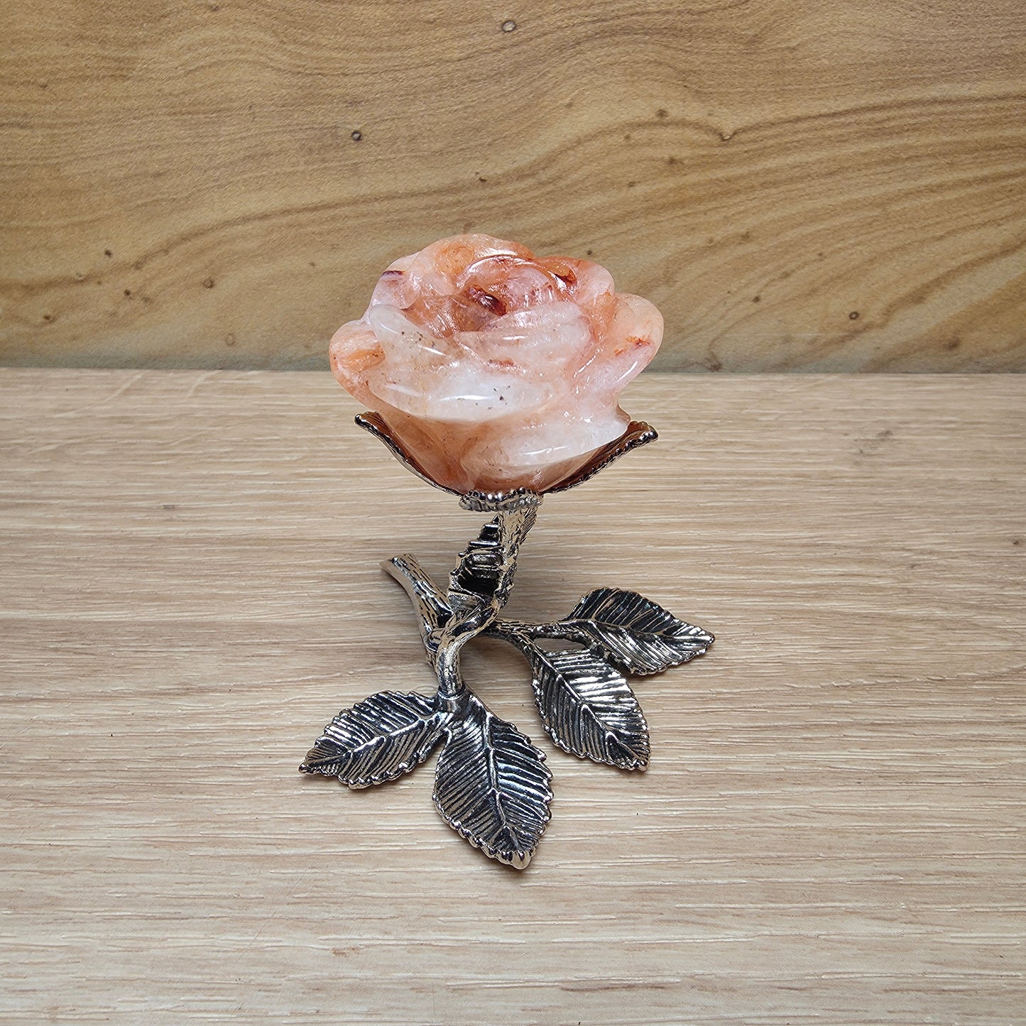 Forever Rose | Natural Crystal Rose Carving
