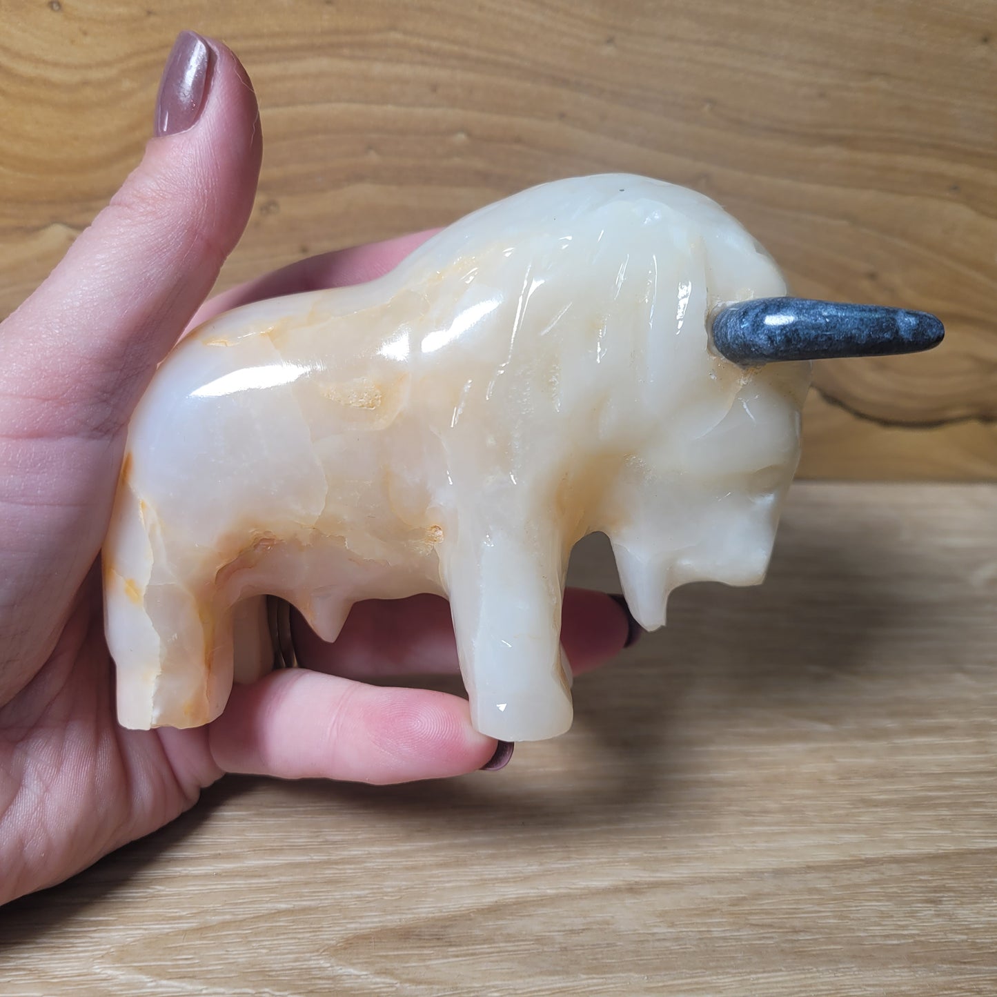 Calcite "Onyx" Buffalo