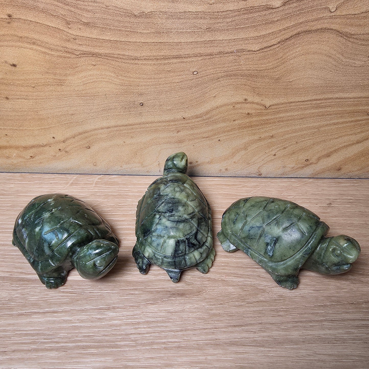 Serpentine Turtle Carving