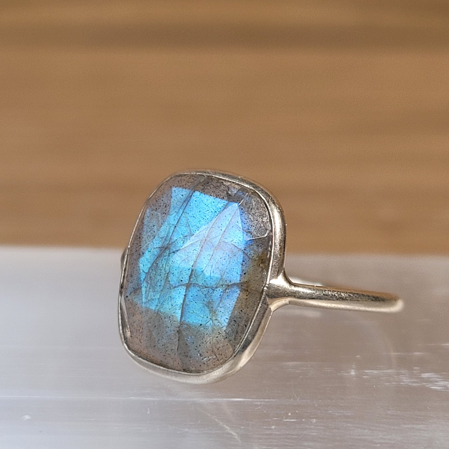 Labradorite Sterling Silver Ring - Size 5