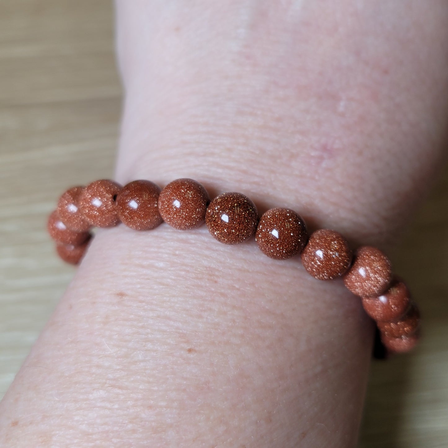 Goldstone Bracelet - 8mm to 8.5mm