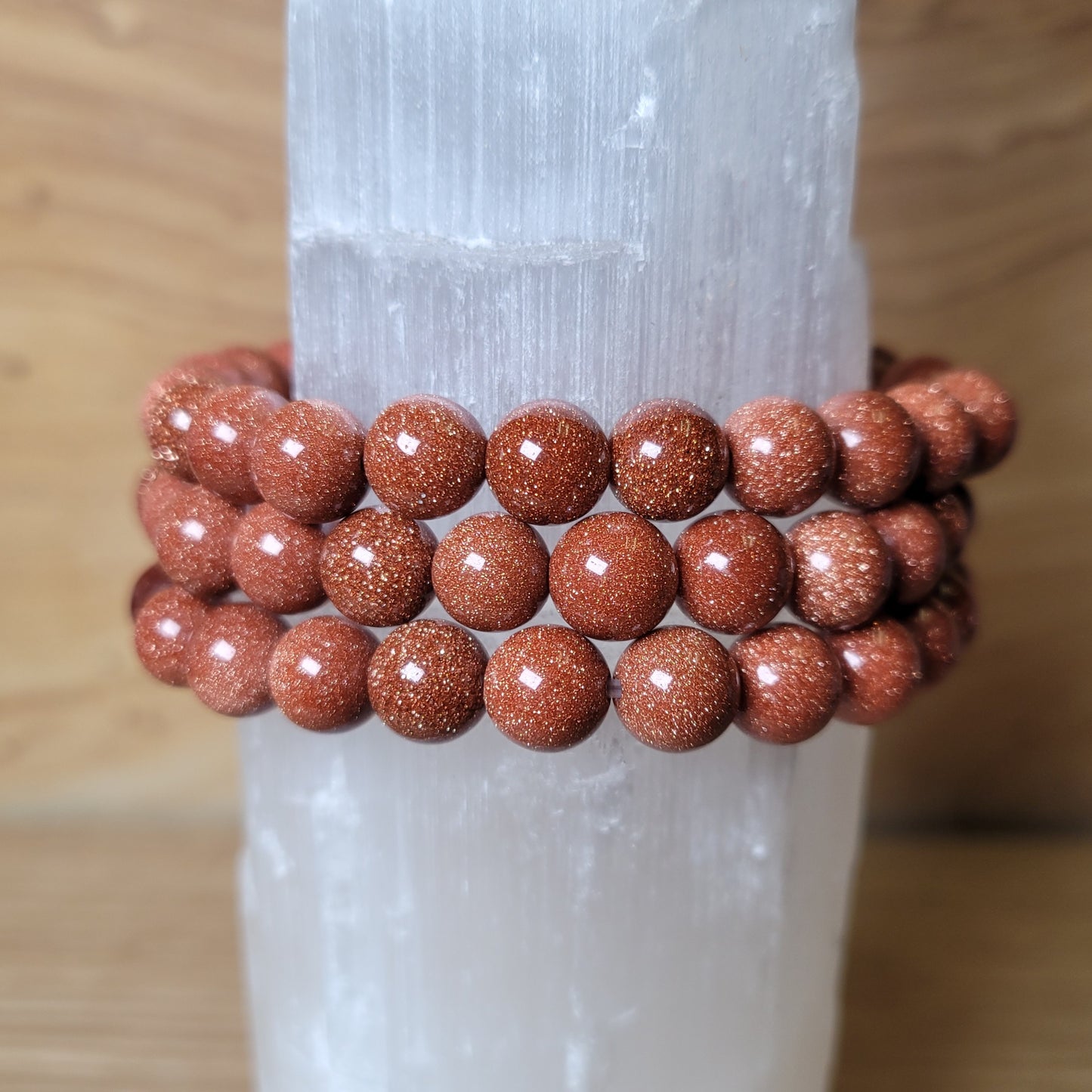 Goldstone Bracelet - 8mm to 8.5mm