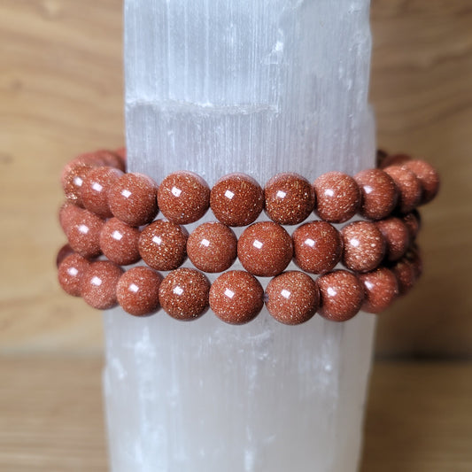 Goldstone Bracelet - 8mm to 8.5mm