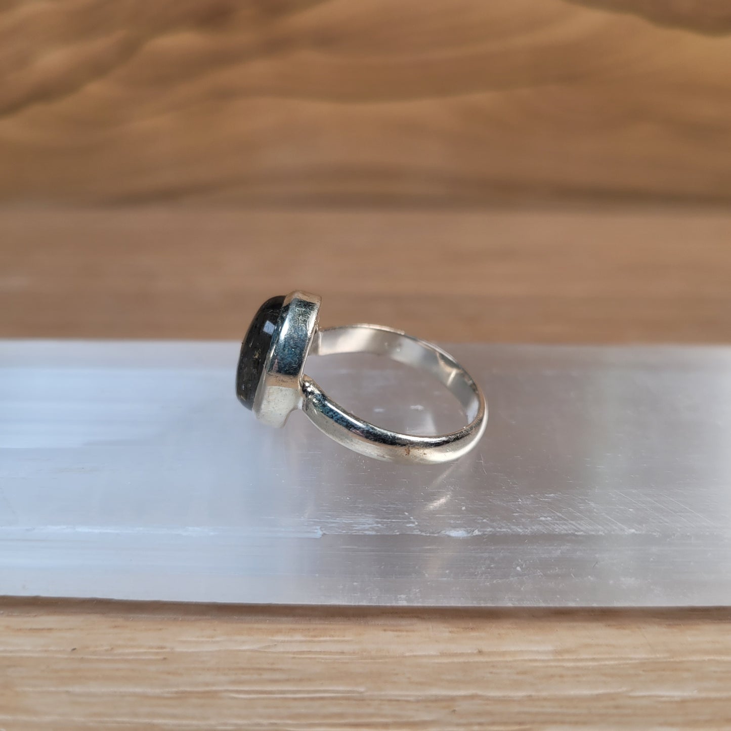 Labradorite Sterling Silver Ring - Size 6
