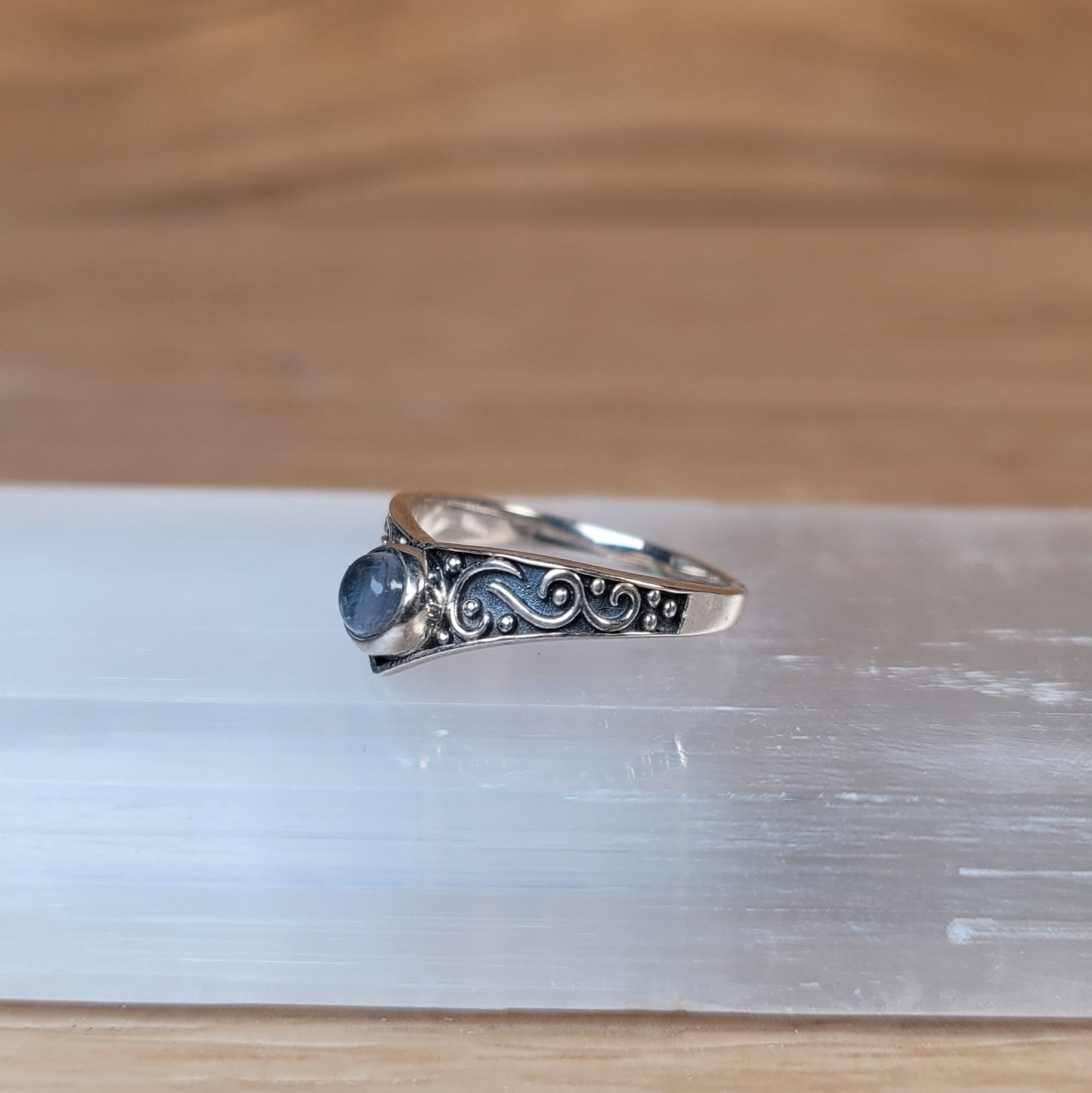 Moonstone Sterling Silver Ring - Size 5