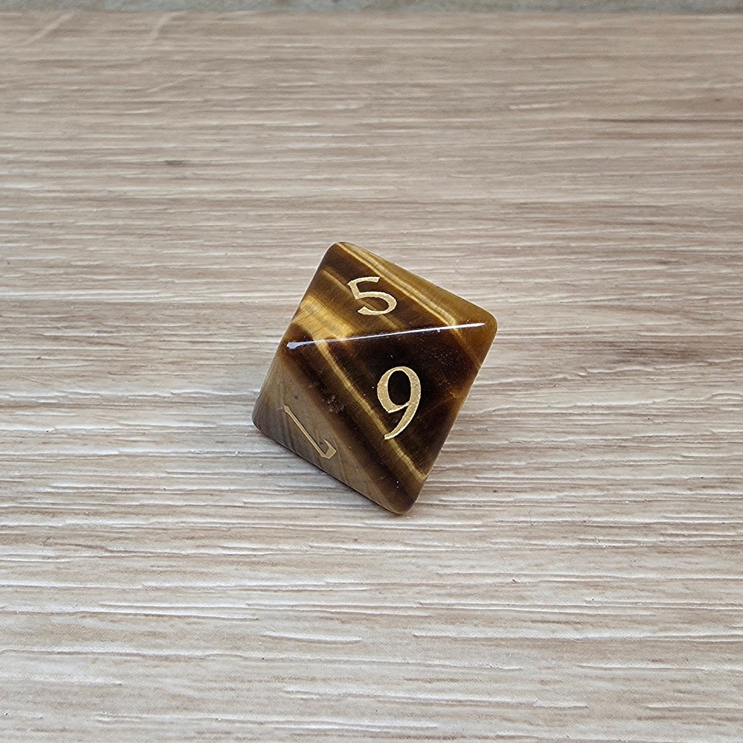 Tiger Eye Dungeons & Dragons Polyhedral Set