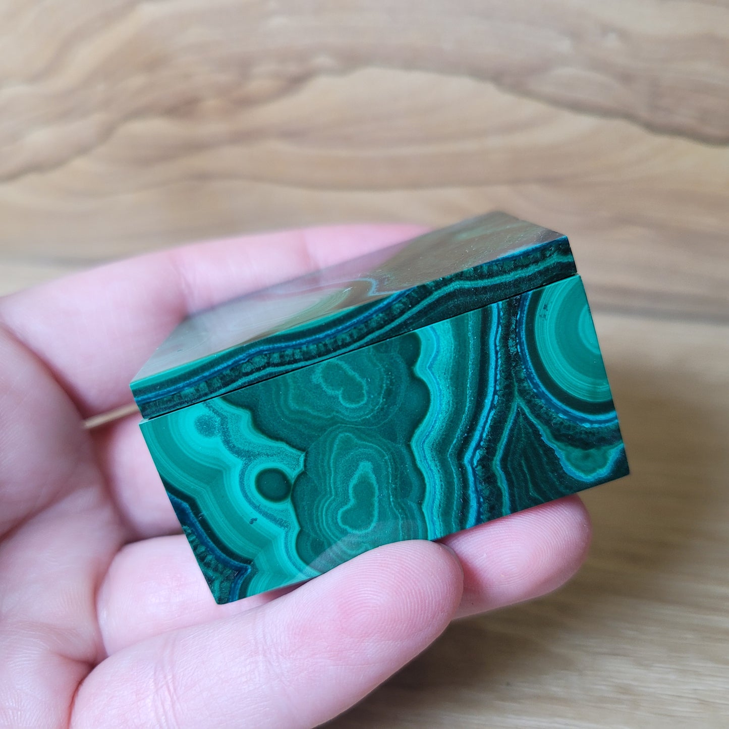 Malachite & Chrysocolla Box