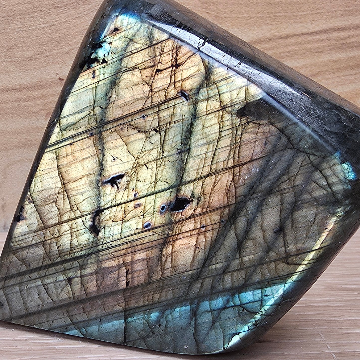 Labradorite Freeform | Golden Sunset Flash